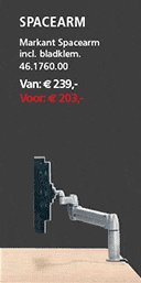 Een spacearm voor uw monitor