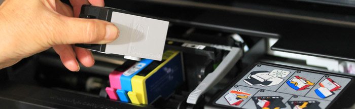 Inkt be&iuml;nvloedt de totaalprijs van een printer of kopieerapparaat